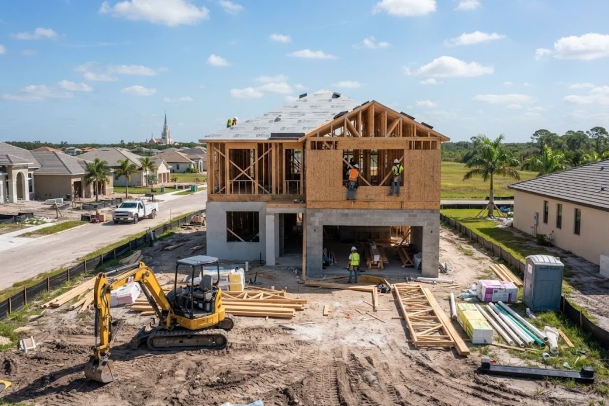 New construction home under development in Ave Maria, FL
