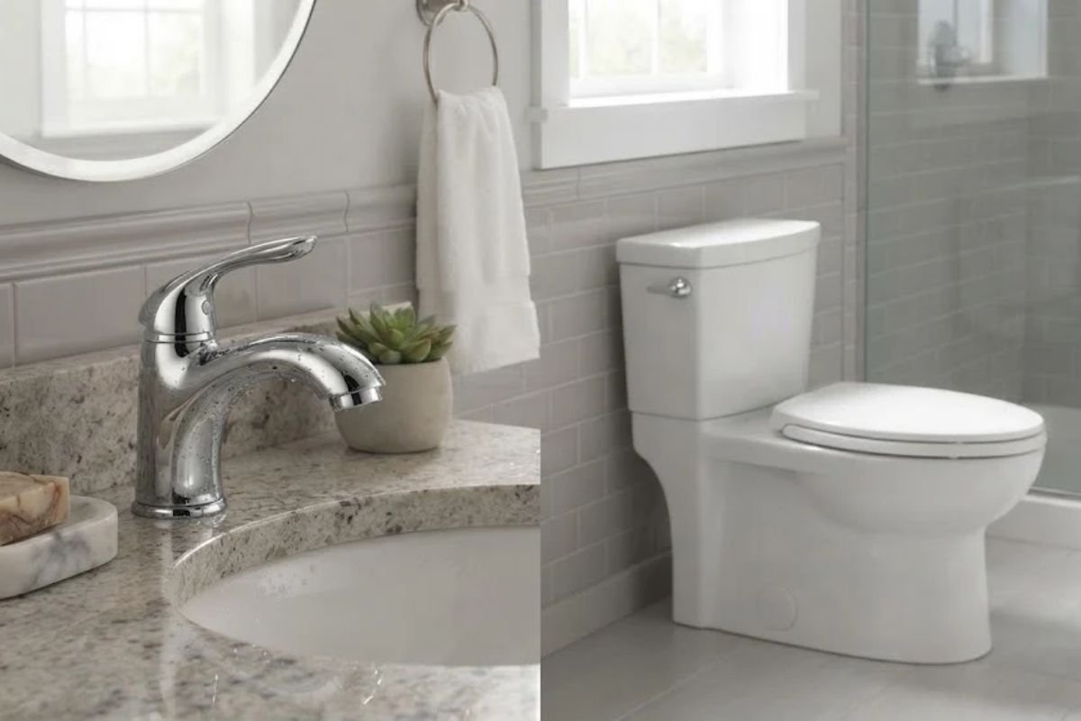 Accessible bathroom fixtures suited for aging in place