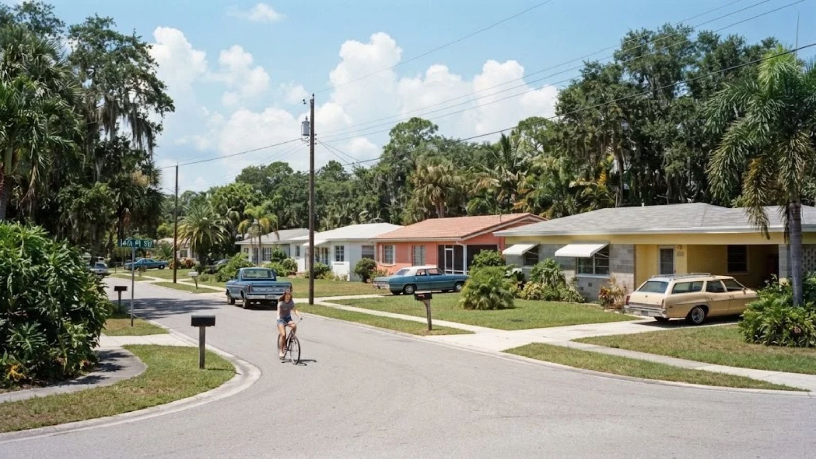 A Golden Gate, FL neighborhood street served by Naples 24/7 Plumbing